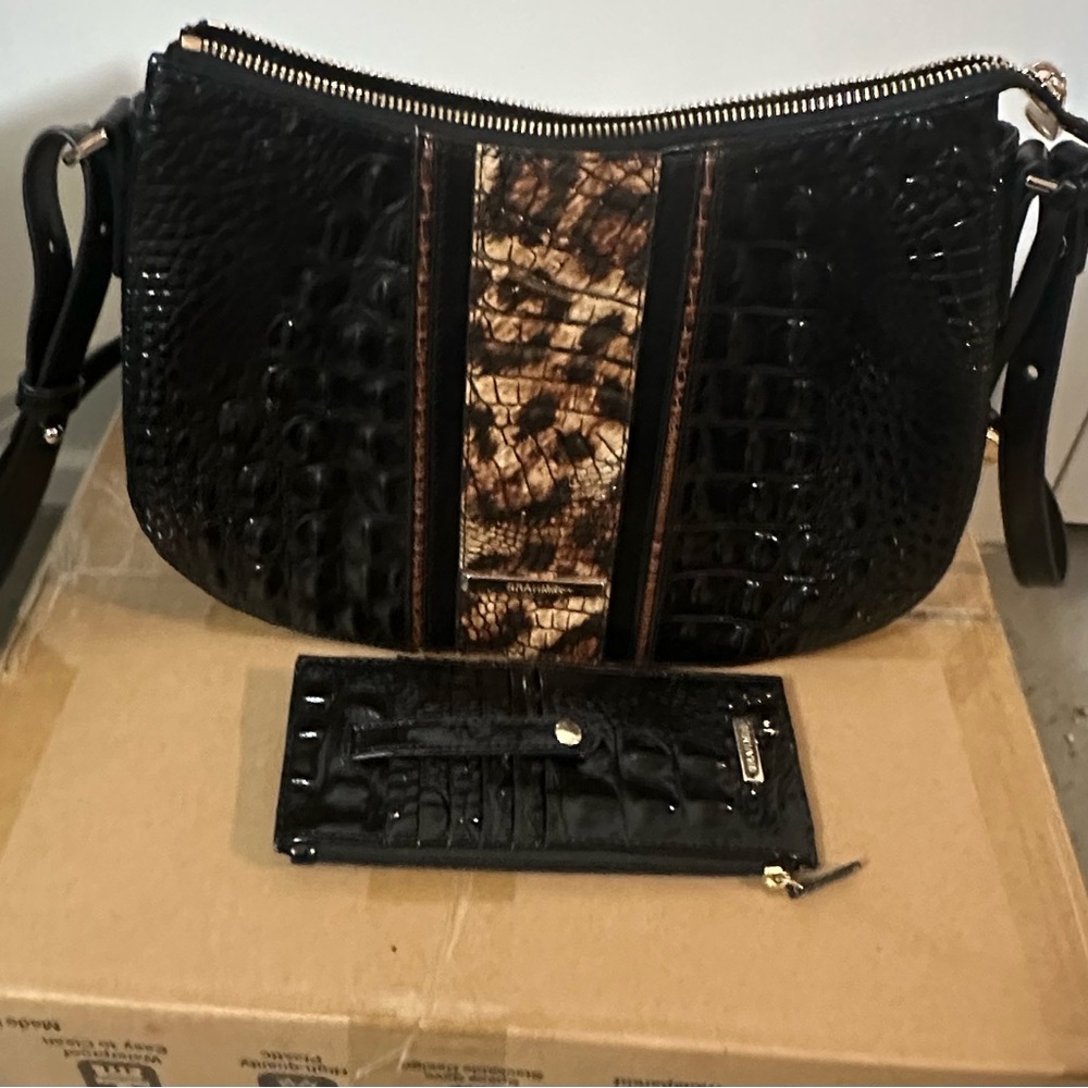 Brahmin Melbourne collection Untamed Shayna crossbody bag